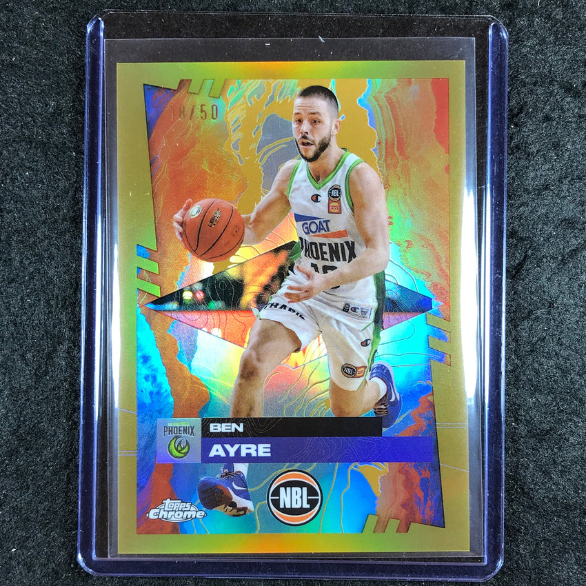 2024-25 Topps Chrome NBL BEN AYRE Base Gold 18/50 #72