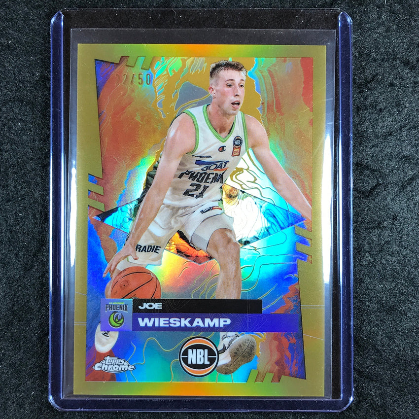 2024-25 Topps Chrome NBL JOE WIESKAMP Base Gold 22/50 #74