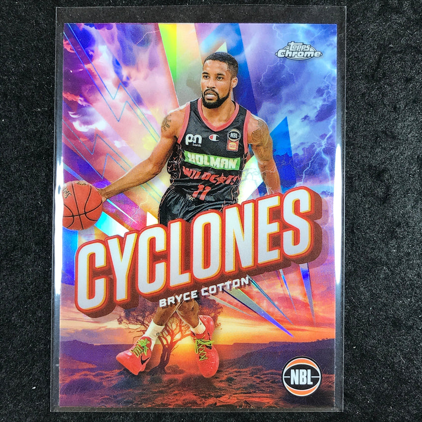 2024-25 Topps Chrome NBL BRYCE COTTON Cyclones Refractor #14
