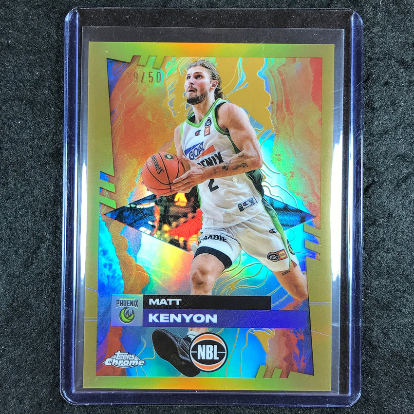 2024-25 Topps Chrome NBL MATT KENYON Base Gold 39/50 #77