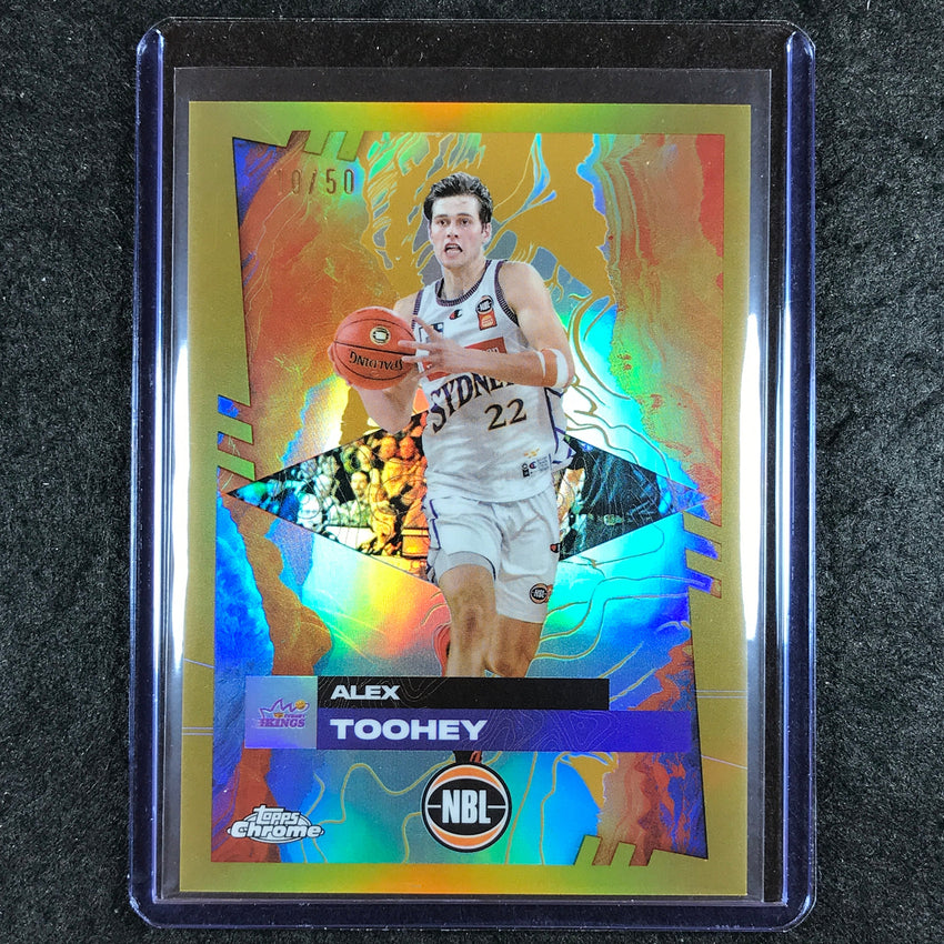 2024-25 Topps Chrome NBL ALEX TOOHEY Base Gold 10/50 #81
