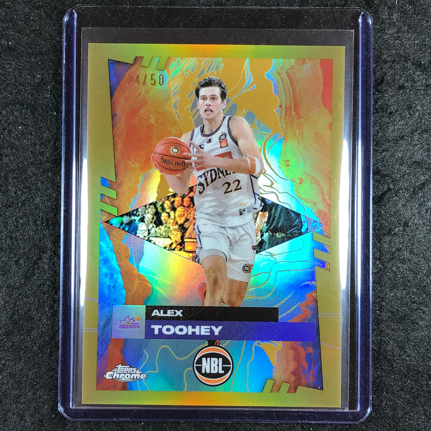 2024-25 Topps Chrome NBL ALEX TOOHEY Base Gold 24/50 #81