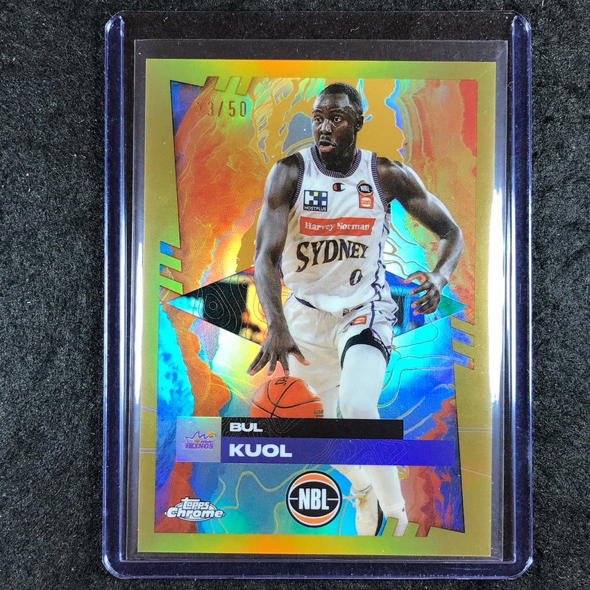 2024-25 Topps Chrome NBL BUL KUOL Base Gold 33/50 #89
