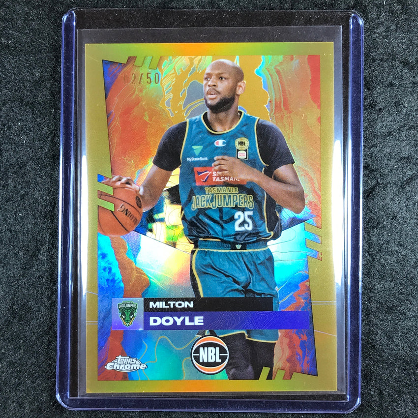 2024-25 Topps Chrome NBL MILTON DOYLE Base Gold 2/50 #92