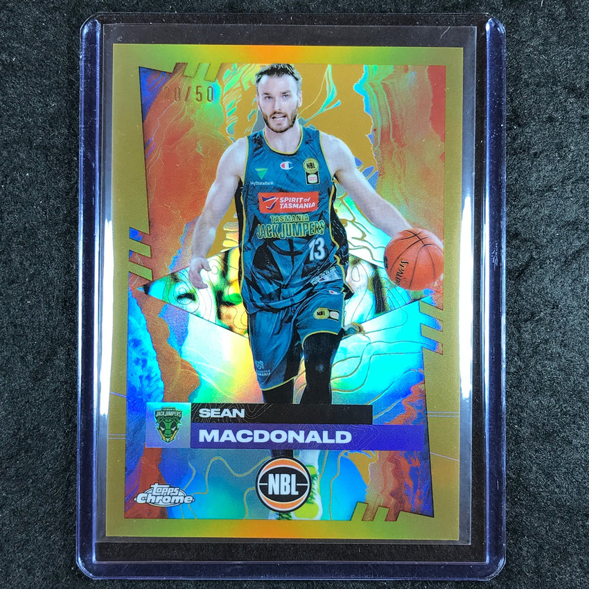 2024-25 Topps Chrome NBL SEAN MACDONALD Base Gold 20/50 #98