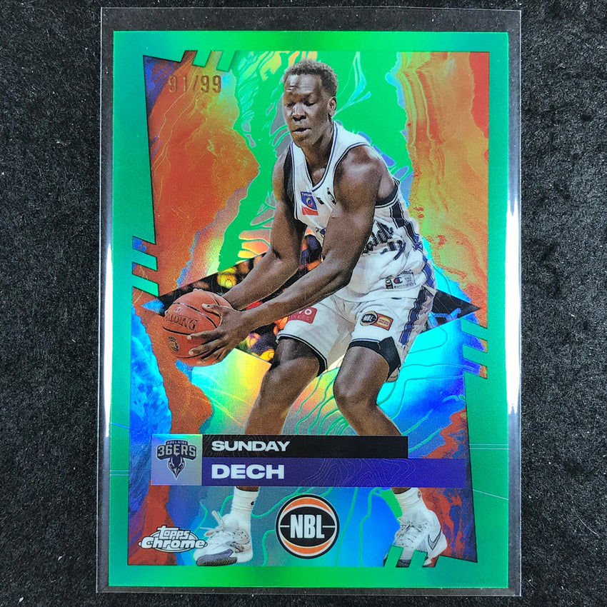 2024-25 Topps Chrome NBL SUNDAY DECH Base Green 91/99 #10
