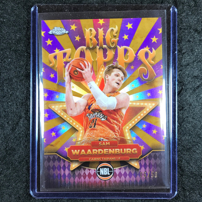 2024-25 Topps Chrome NBL SAM WAARDENBURG Big Topps Gold 6/50 #3