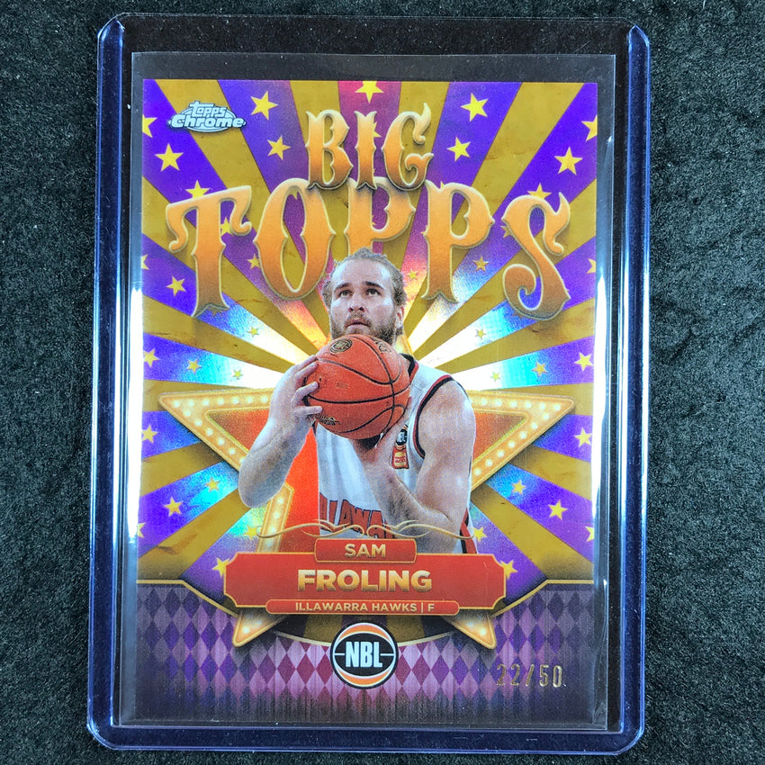 2024-25 Topps Chrome NBL SAM FROLING Big Topps Gold 22/50 #4