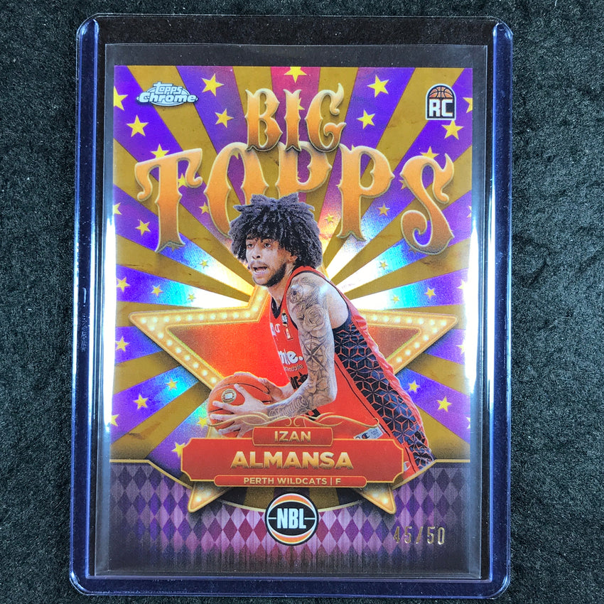 2024-25 Topps Chrome NBL IZAN ALMANSA Big Topps Rookie Gold 45/50 #7