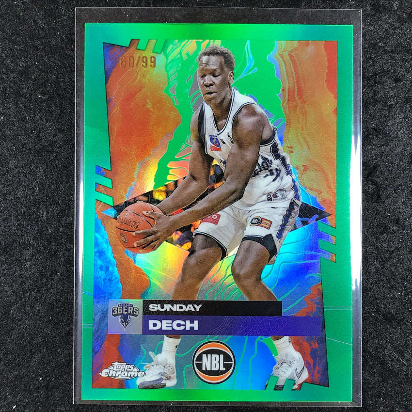2024-25 Topps Chrome NBL SUNDAY DECH Base Green 60/99 #10