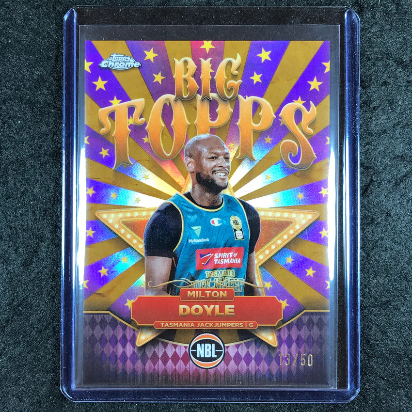 2024-25 Topps Chrome NBL MILTON DOYLE Big Topps Gold 13/50 #10