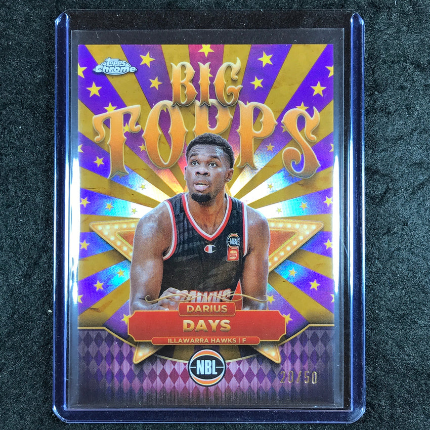 2024-25 Topps Chrome NBL DARIUS DAYS Big Topps Gold 20/50 #14