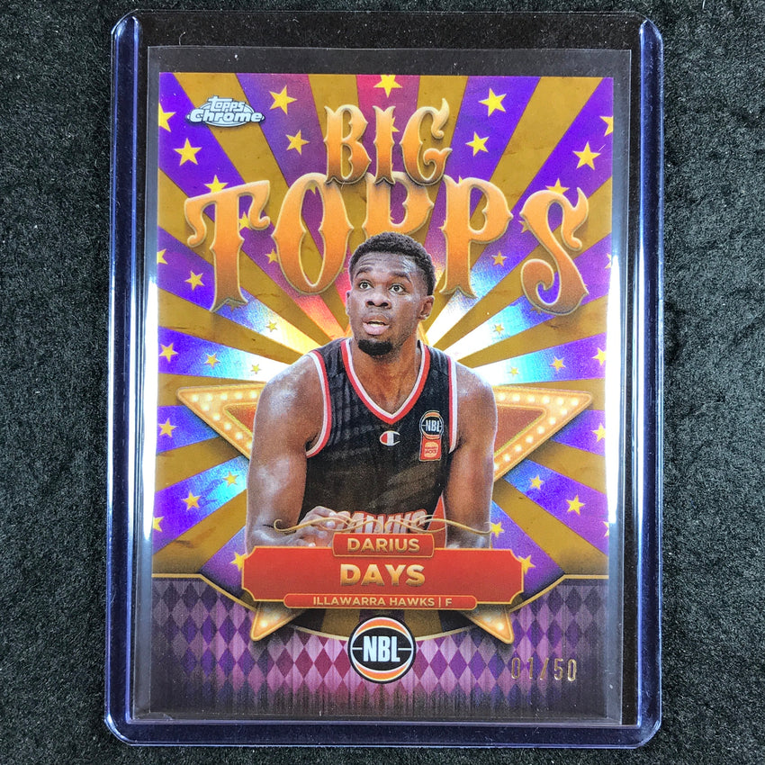 2024-25 Topps Chrome NBL DARIUS DAYS Big Topps Gold 1/50 #14