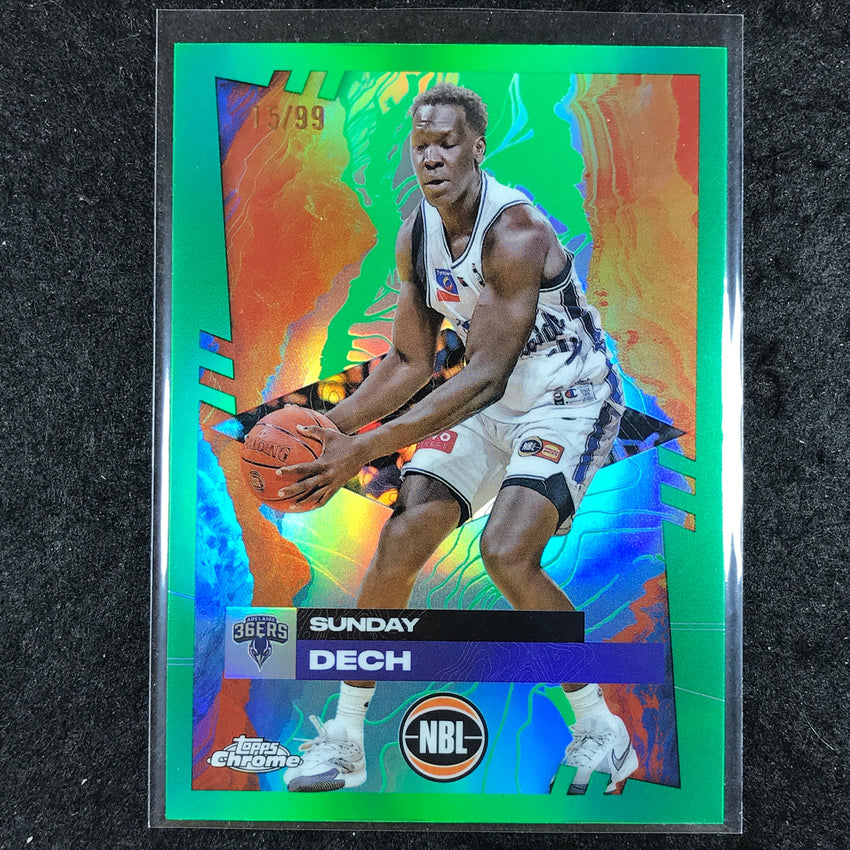 2024-25 Topps Chrome NBL SUNDAY DECH Base Green 15/99 #10
