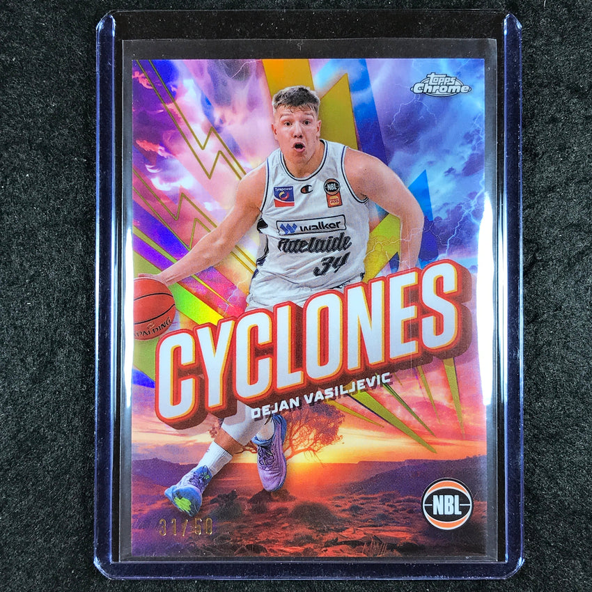 2024-25 Topps Chrome NBL DEJAN VASILJEVIC Cylcones Gold 31/50 #1