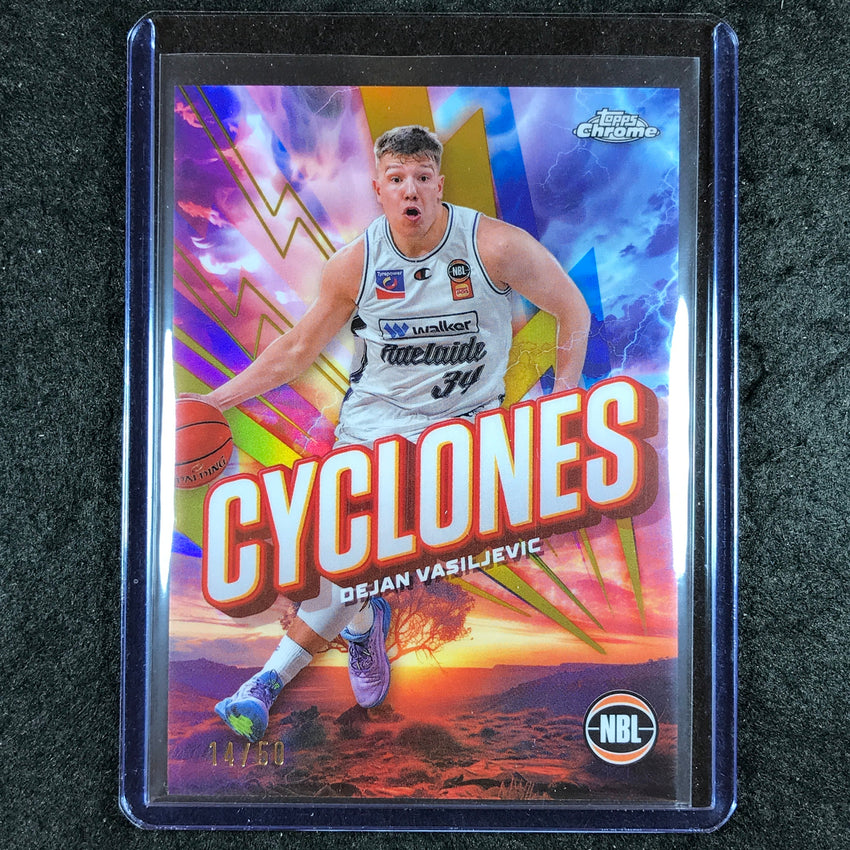 2024-25 Topps Chrome NBL DEJAN VASILJEVIC Cylcones Gold 14/50 #1