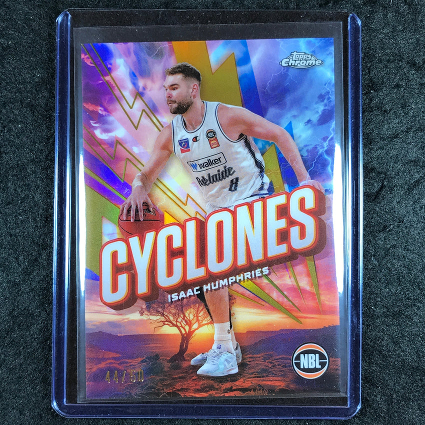 2024-25 Topps Chrome NBL ISAAC HUMPHRIES Cylcones Gold 44/50 #2
