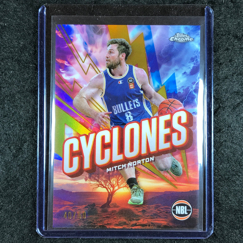 2024-25 Topps Chrome NBL MITCH NORTON Cylcones Gold 40/50 #4