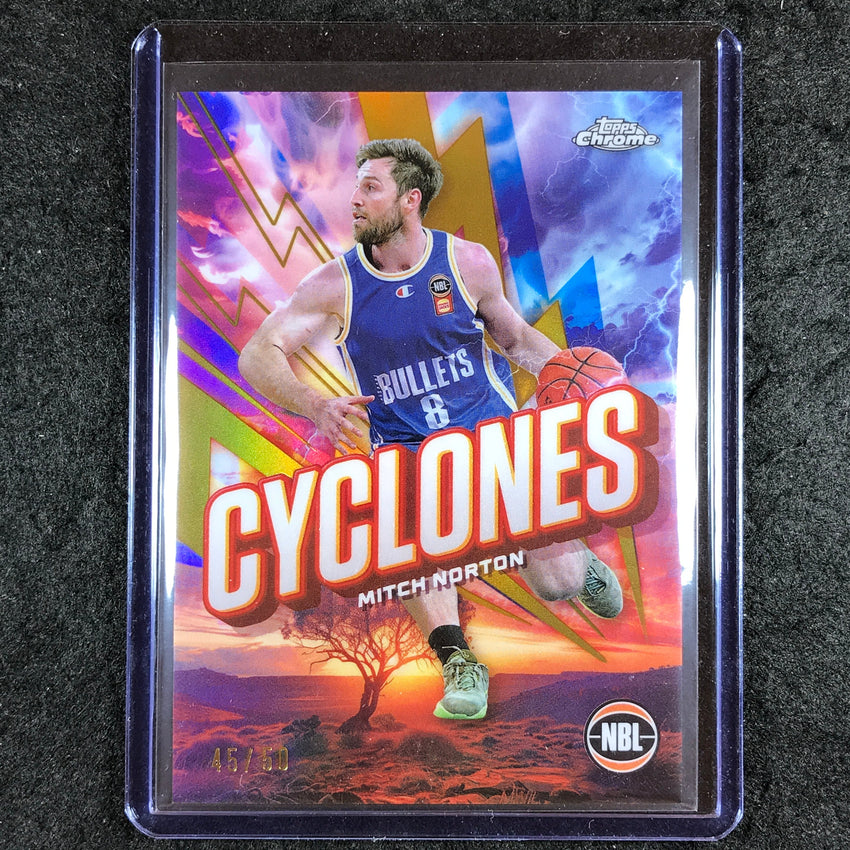 2024-25 Topps Chrome NBL MITCH NORTON Cylcones Gold 45/50 #4