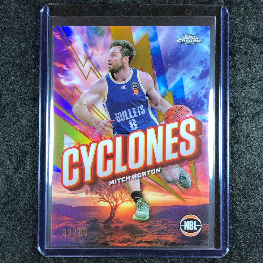2024-25 Topps Chrome NBL MITCH NORTON Cylcones Gold 32/50 #4