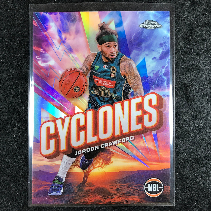 2024-25 Topps Chrome NBL JORDAN CRAWFORD Cyclones Refractor #19