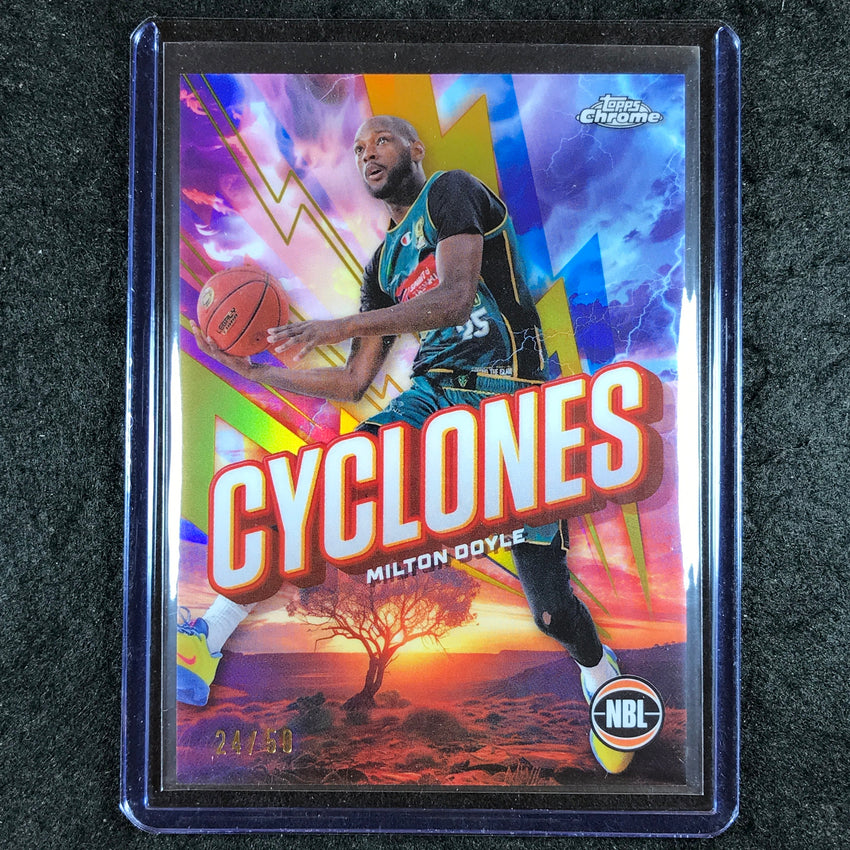 2024-25 Topps Chrome NBL MILTON DOYLE Cylcones Gold 24/50 #20