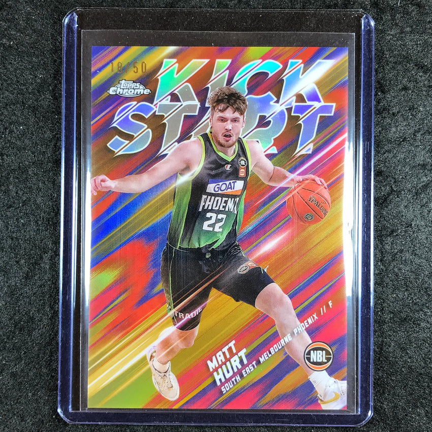 2024-25 Topps Chrome NBL MATT HURT Kick Start Gold 18/50 #8