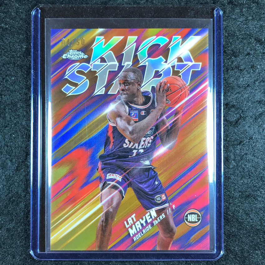 2024-25 Topps Chrome NBL LAT MAYEN Kick Start Gold 4/50 #11