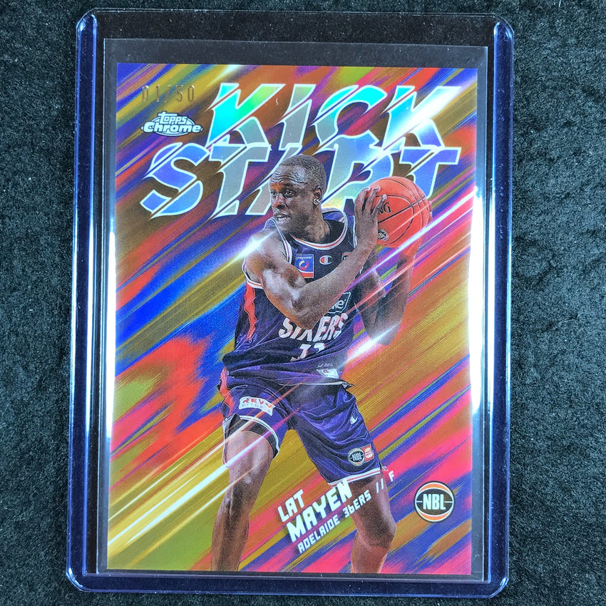 2024-25 Topps Chrome NBL LAT MAYEN Kick Start Gold 1/50 #11