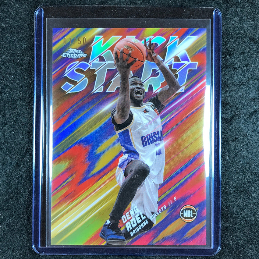 2024-25 Topps Chrome NBL DENG ADEL Kick Start Gold 1/50 #12
