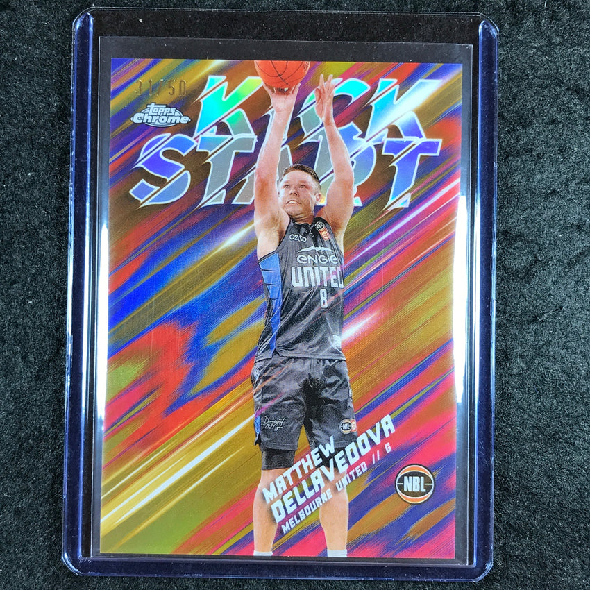 2024-25 Topps Chrome NBL MATTHEW DELLAVEDOVA Kick Start Gold 31/50 #25