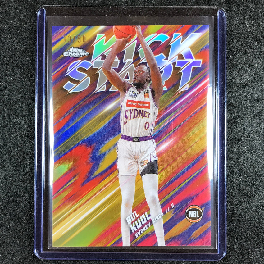 2024-25 Topps Chrome NBL BUL KUOL Kick Start Gold 13/50 #29