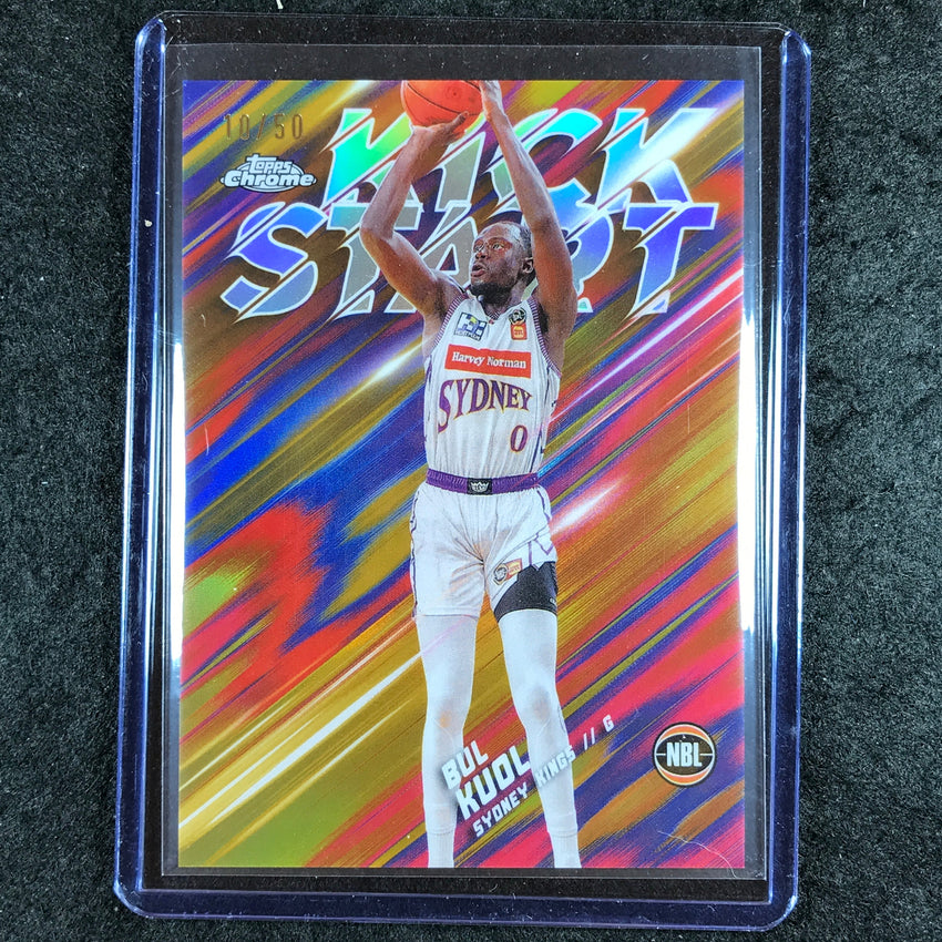 2024-25 Topps Chrome NBL BUL KUOL Kick Start Gold 10/50 #29