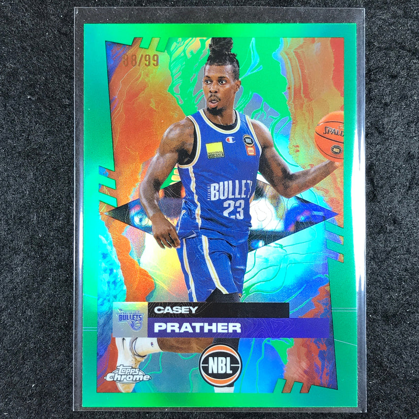 2024-25 Topps Chrome NBL CASEY PRATHER Base Green 88/99 #15