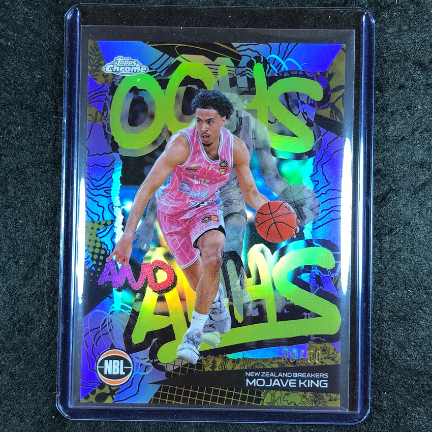 2024-25 Topps Chrome NBL MOJAVE KING Oohs and Ahhs Gold 39/50 #12