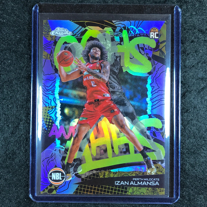 2024-25 Topps Chrome NBL IZAN ALMANSA Oohs and Ahhs Rookie Gold 9/50 #13