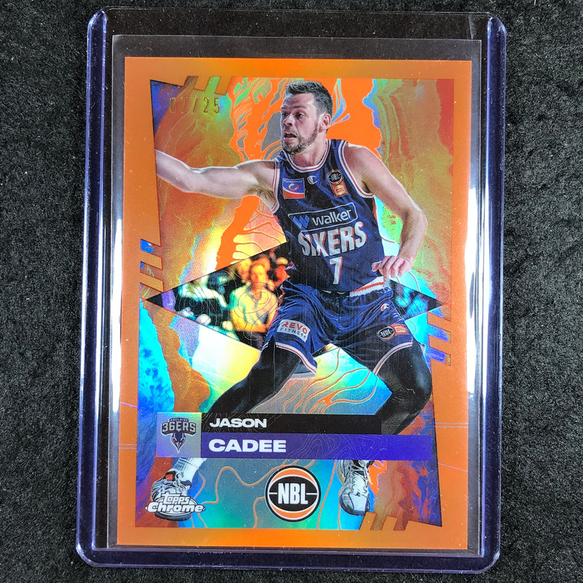 2024-25 Topps Chrome NBL JASON CADEE Base Orange 7/25 #4