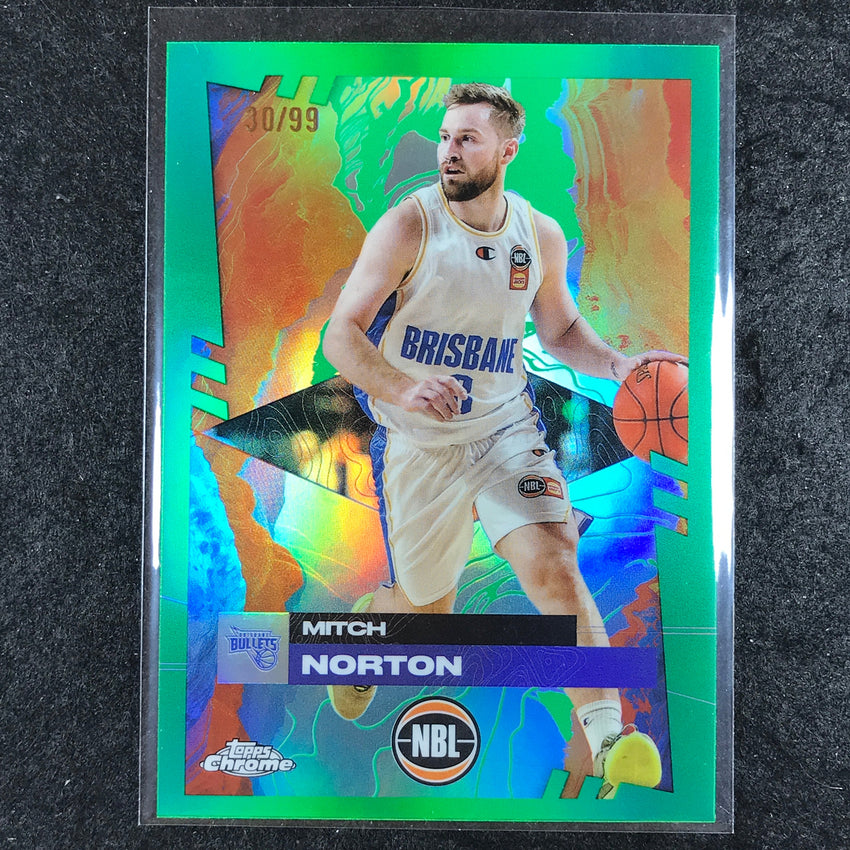 2024-25 Topps Chrome NBL MITCH NORTON Base Green 30/99 #16