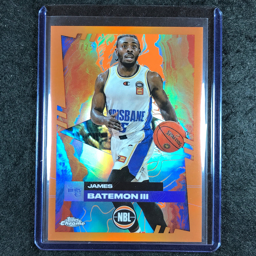 2024-25 Topps Chrome NBL JAMES BATEMON III Base Orange 11/25 #19