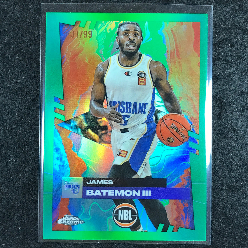 2024-25 Topps Chrome NBL JAMES BATEMON III Base Green 31/99 #19