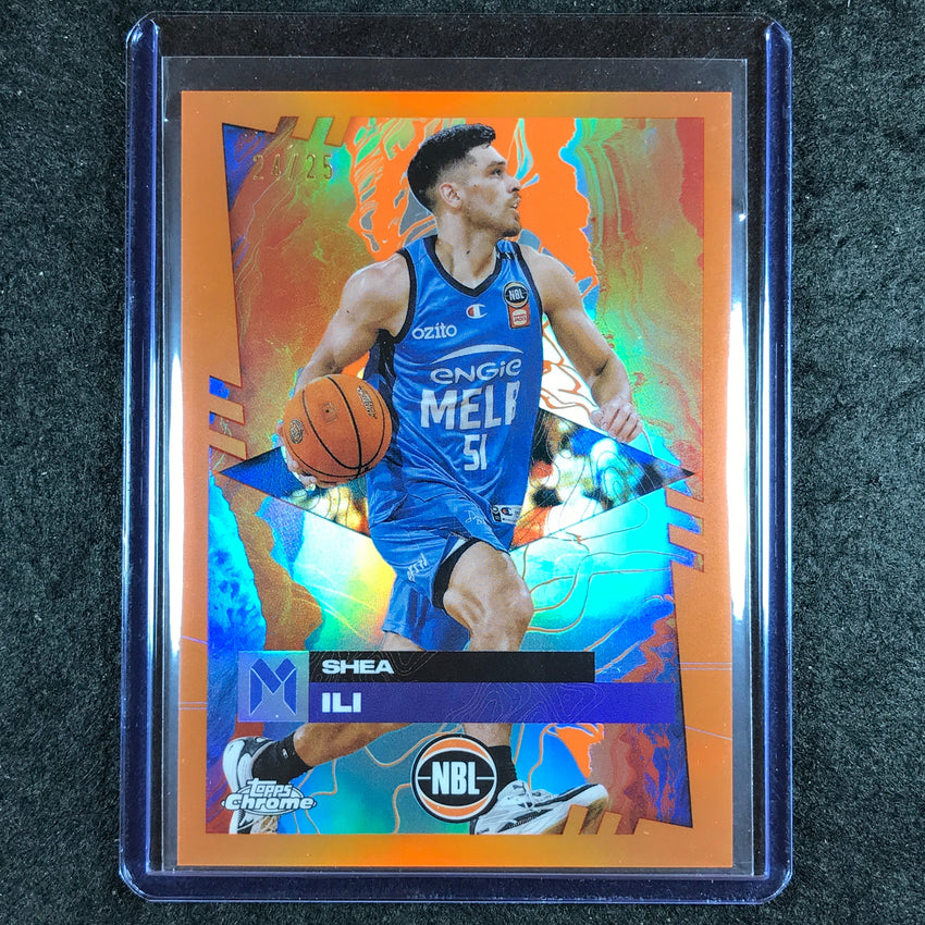 2024-25 Topps Chrome NBL SHEA ILI Base Orange 24/25 #46