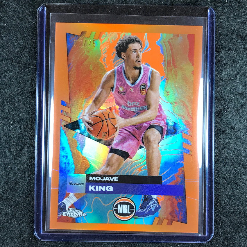 2024-25 Topps Chrome NBL MOJAVE KING Base Orange 2/25 #53
