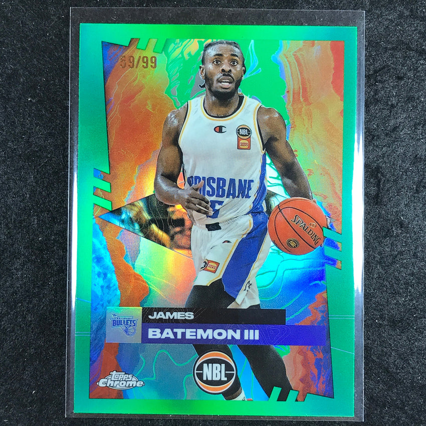 2024-25 Topps Chrome NBL JAMES BATEMON III Base Green 59/99 #19