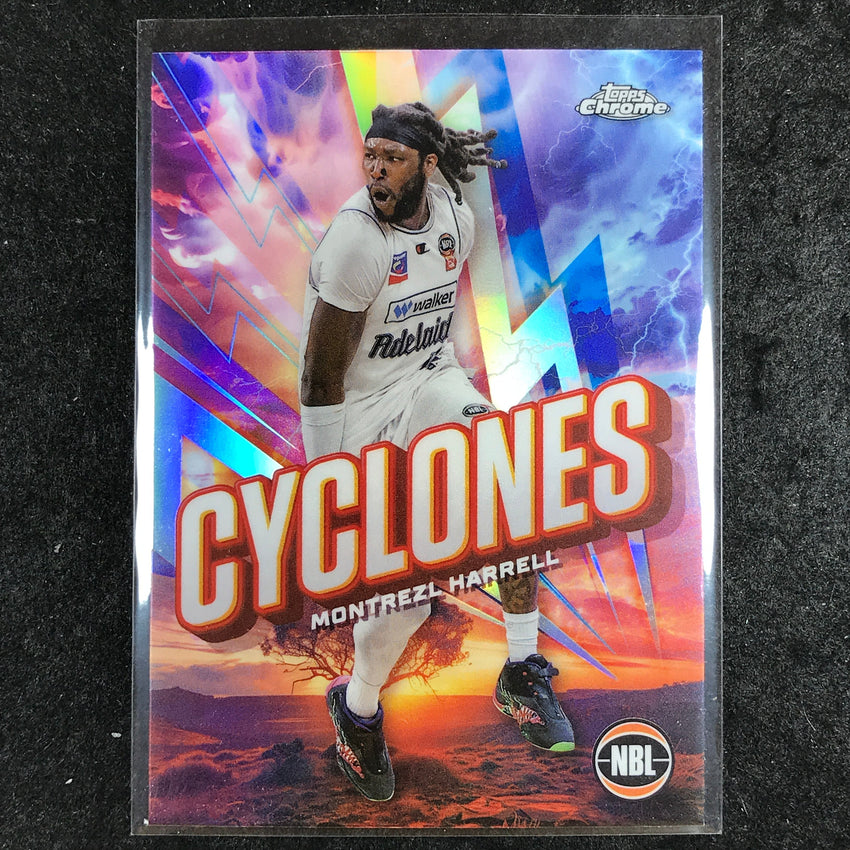 2024-25 Topps Chrome NBL MONTREZL HARRELL Cyclones Refractor #21