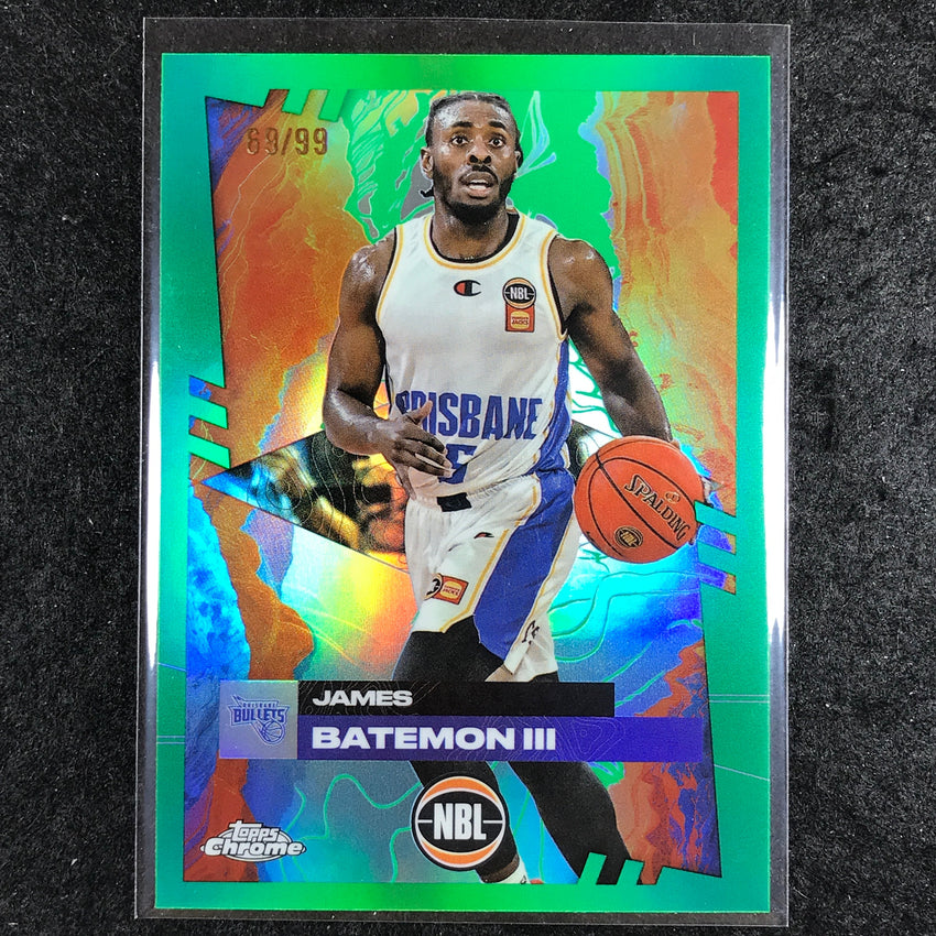 2024-25 Topps Chrome NBL JAMES BATEMON III Base Green 69/99 #19