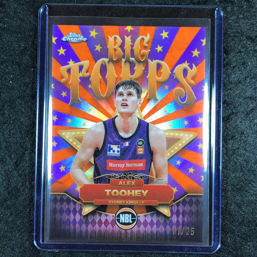 2024-25 Topps Chrome NBL ALEX TOOHEY Big Topps Orange 11/25 #9