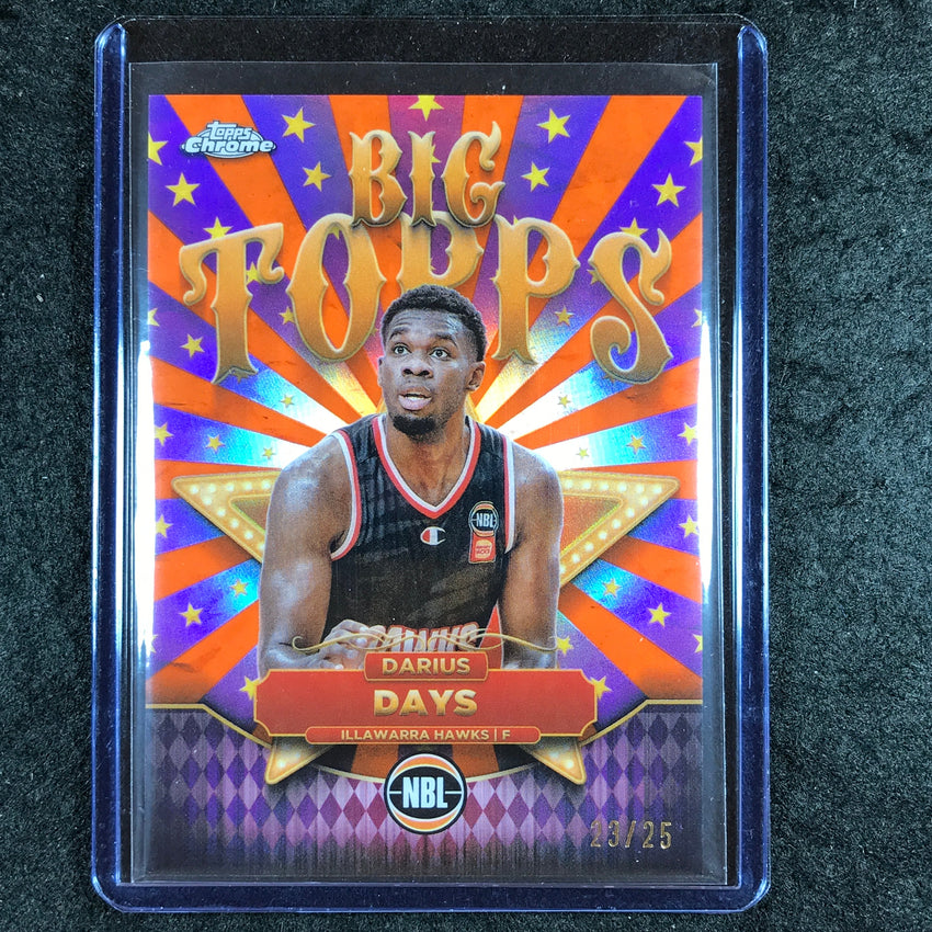 2024-25 Topps Chrome NBL DARIUS DAYS Big Topps Orange 23/25 #14