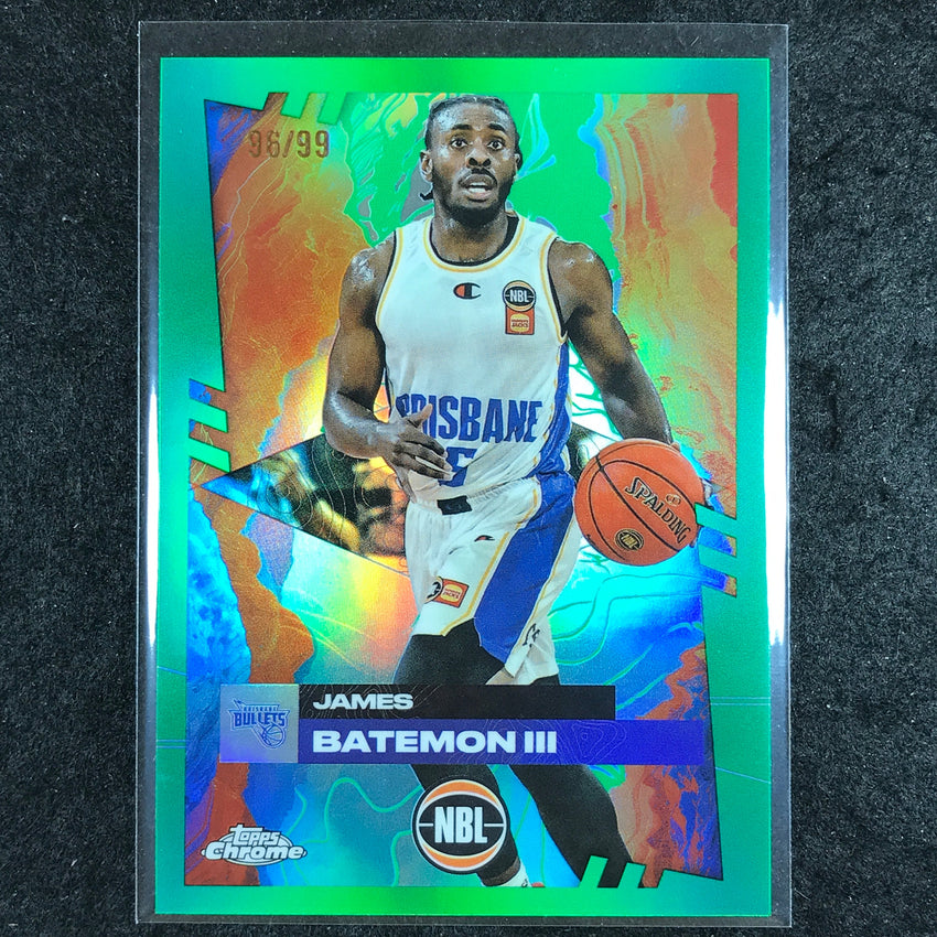 2024-25 Topps Chrome NBL JAMES BATEMON III Base Green 96/99 #19