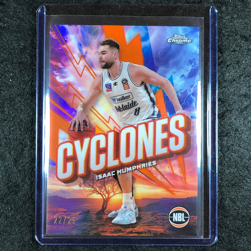 2024-25 Topps Chrome NBL ISAAC HUMPHRIES Cyclones Orange 22/25 #2