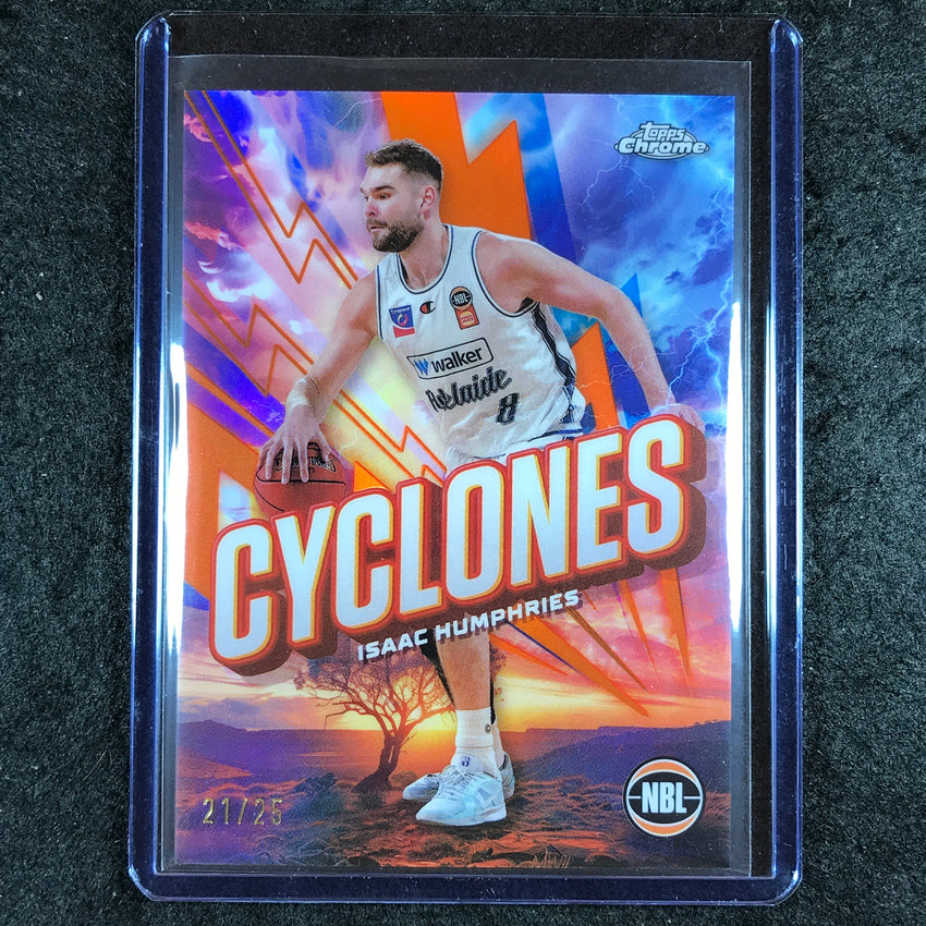 2024-25 Topps Chrome NBL ISAAC HUMPHRIES Cyclones Orange 21/25 #2